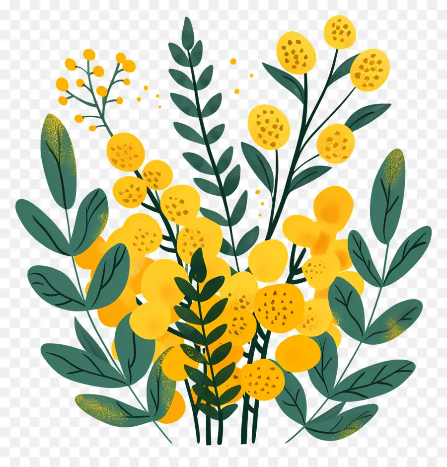 Petite Fleur，Fleurs Jaunes PNG