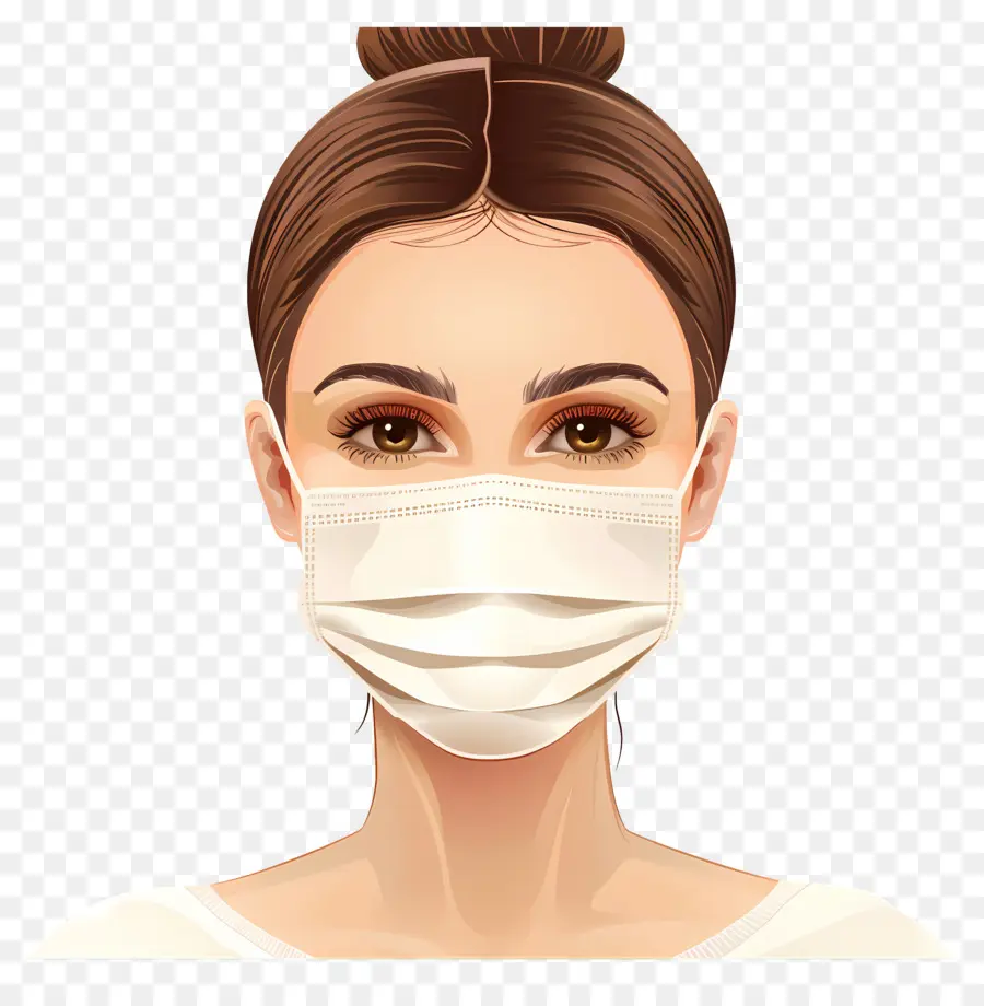 Belle Femme，Femme Avec Masque PNG