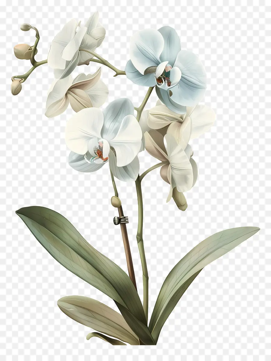 Petite Fleur，Orchidée Blanche PNG