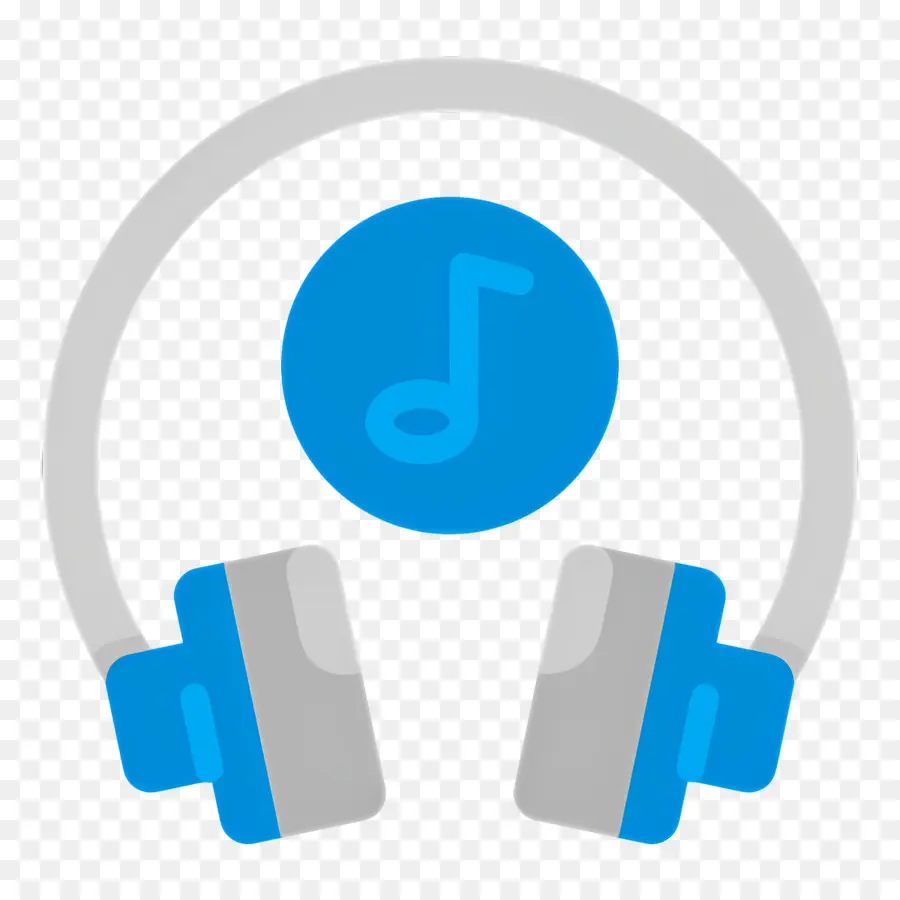 écouter De La Musique，Casque Bleu PNG