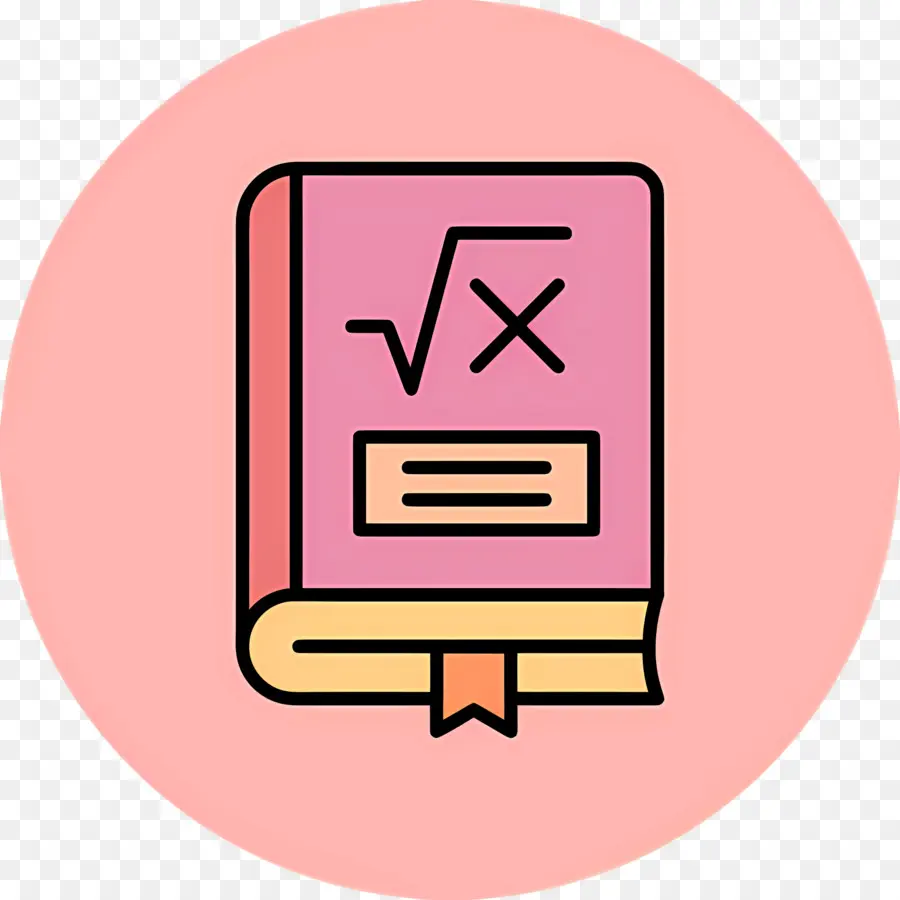 Livre De Mathématiques，Livre De Mathématiques Rose PNG