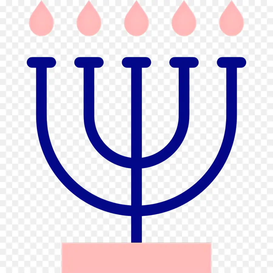 Hanoukka Menorah，Ménorah PNG