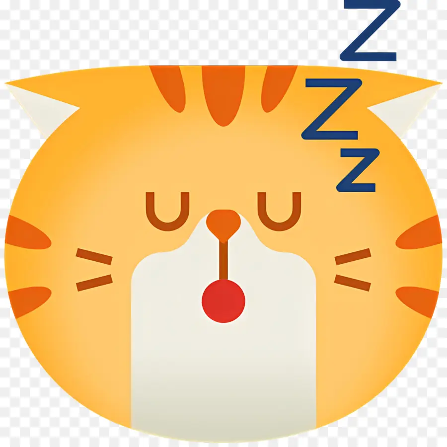 Chat Endormi，Zzz PNG