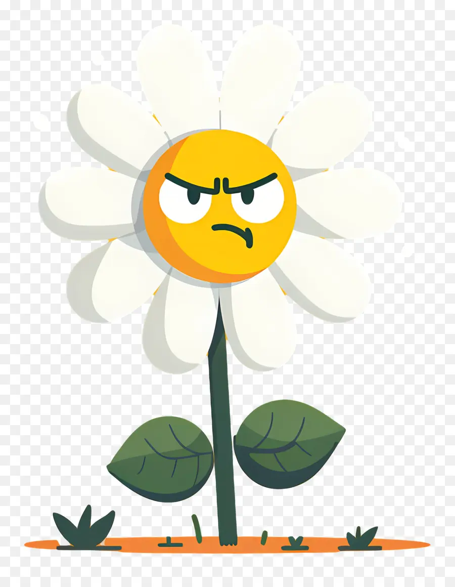 Fleur Emoji，Fleur En Colère PNG