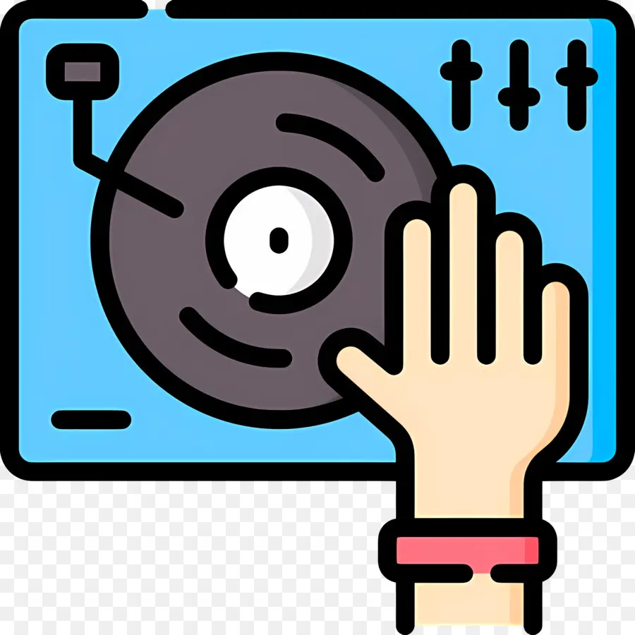 Musique Dj，Platine PNG