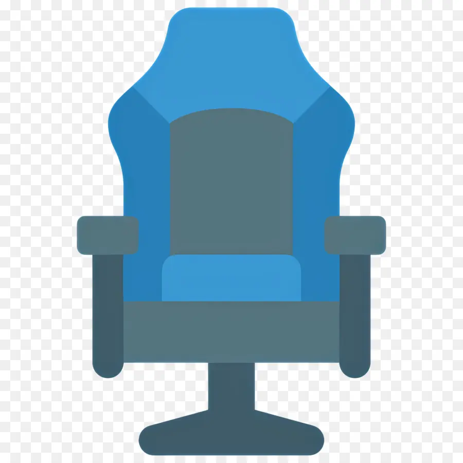 Chaise De Jeu，Chaise De Bureau Bleue PNG