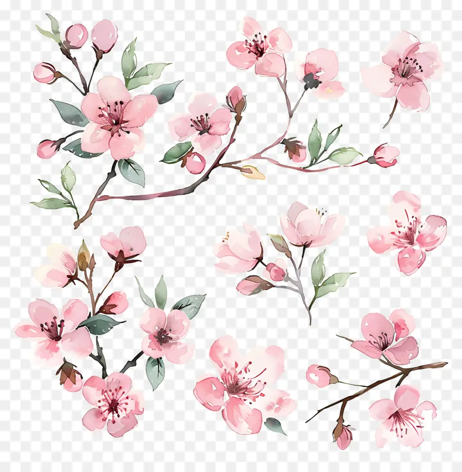 Fleur De Cerisier，Fleurs De Cerisier PNG