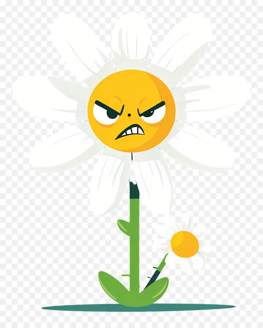 Fleur Emoji，Fleur En Colère PNG