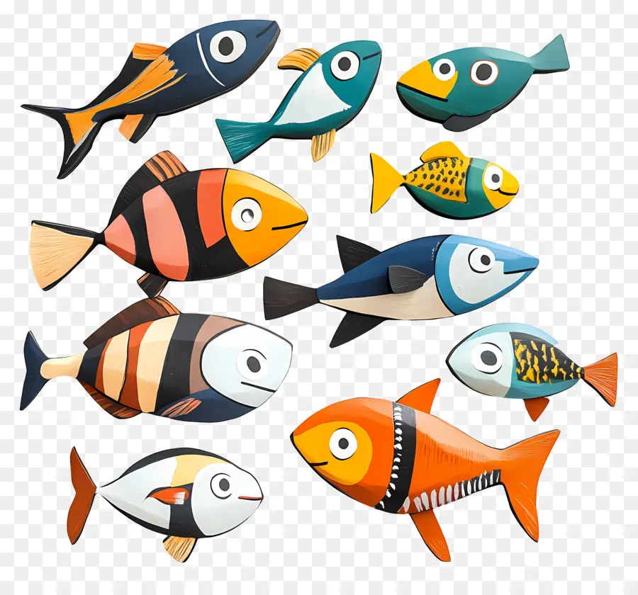 Groupe De Poissons，Poisson PNG