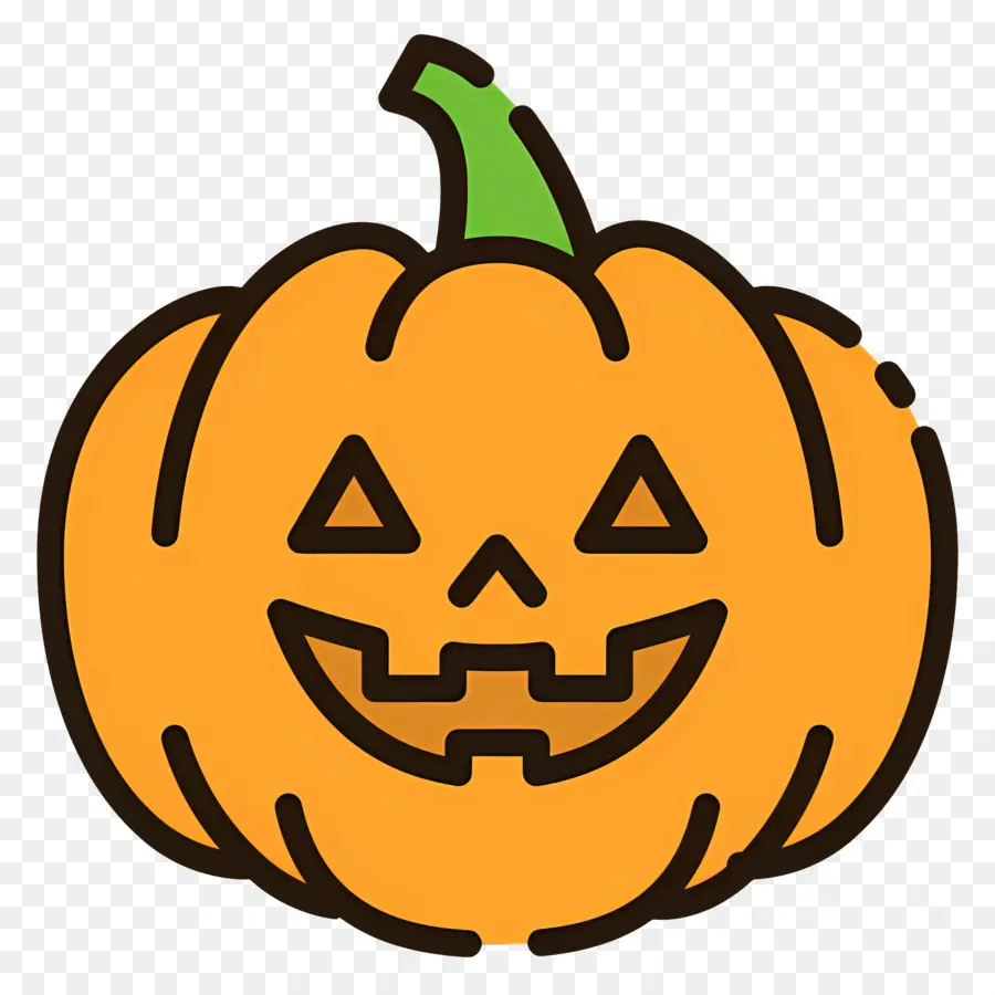 Citrouille D'halloween，Lanterne Citrouille Orange PNG