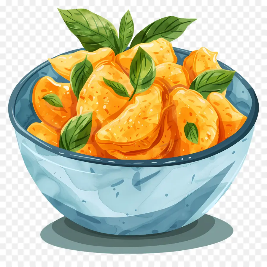 Pomme De Terre Au Four，Bol De Chips PNG