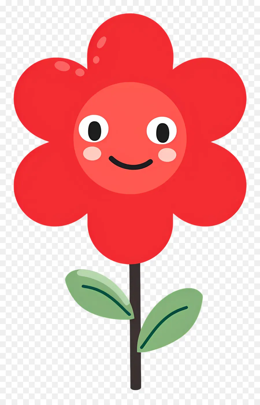 Fleur Emoji，Fleur Rouge PNG