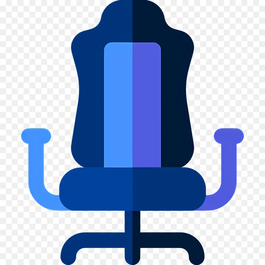 Chaise De Jeu，Chaise De Bureau Bleue PNG