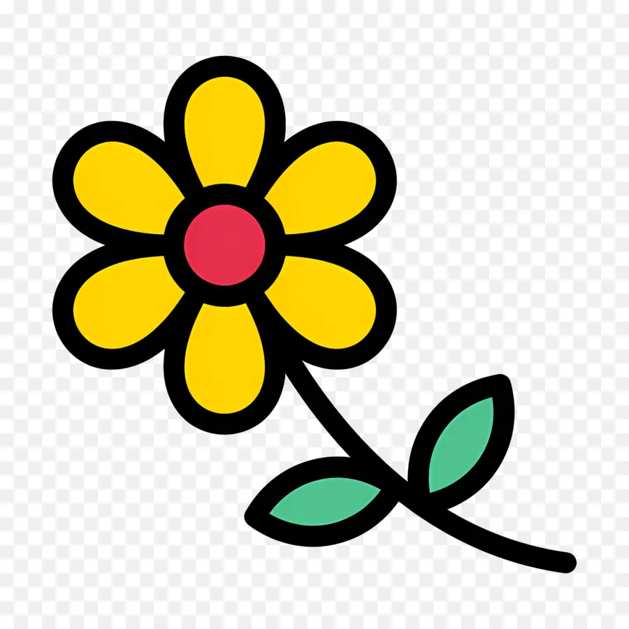 Fleur De Marguerite，Fleur Jaune PNG