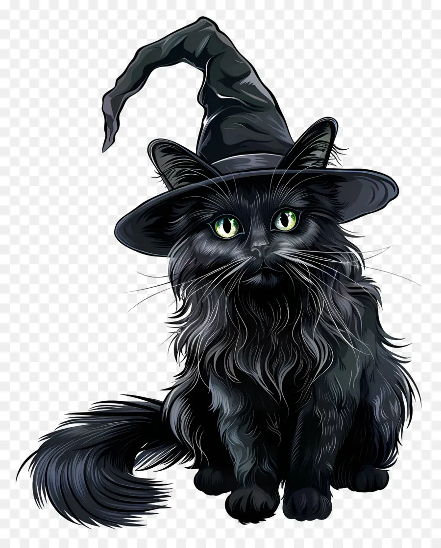 Chat D'halloween，Chat Noir PNG