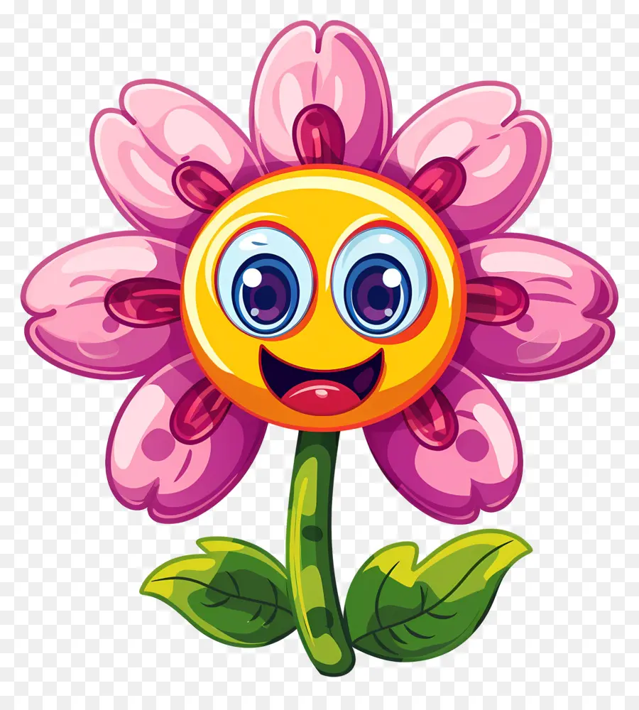 Fleur Emoji，Fleur Violette PNG