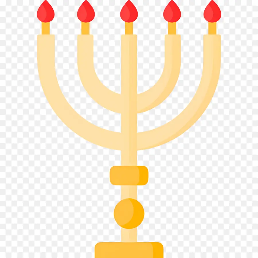 Hanoukka Menorah，Ménorah PNG