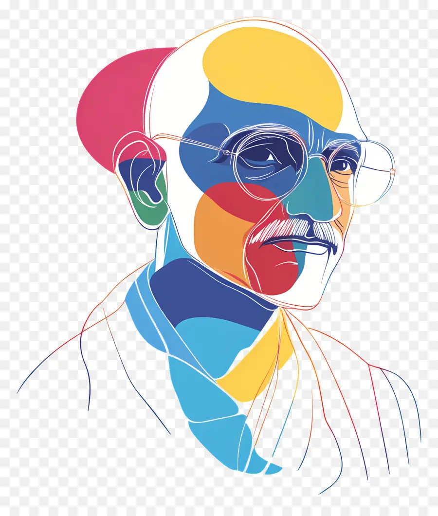 Gandhi，Portrait PNG