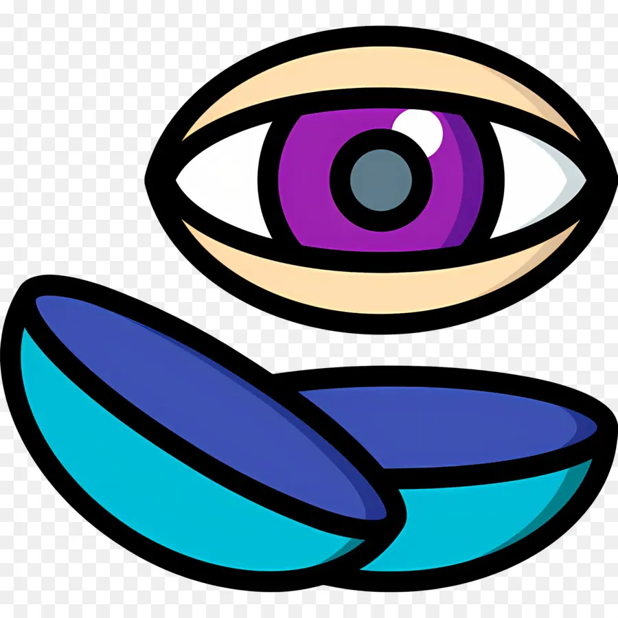 Lentille De Contact，Œil PNG