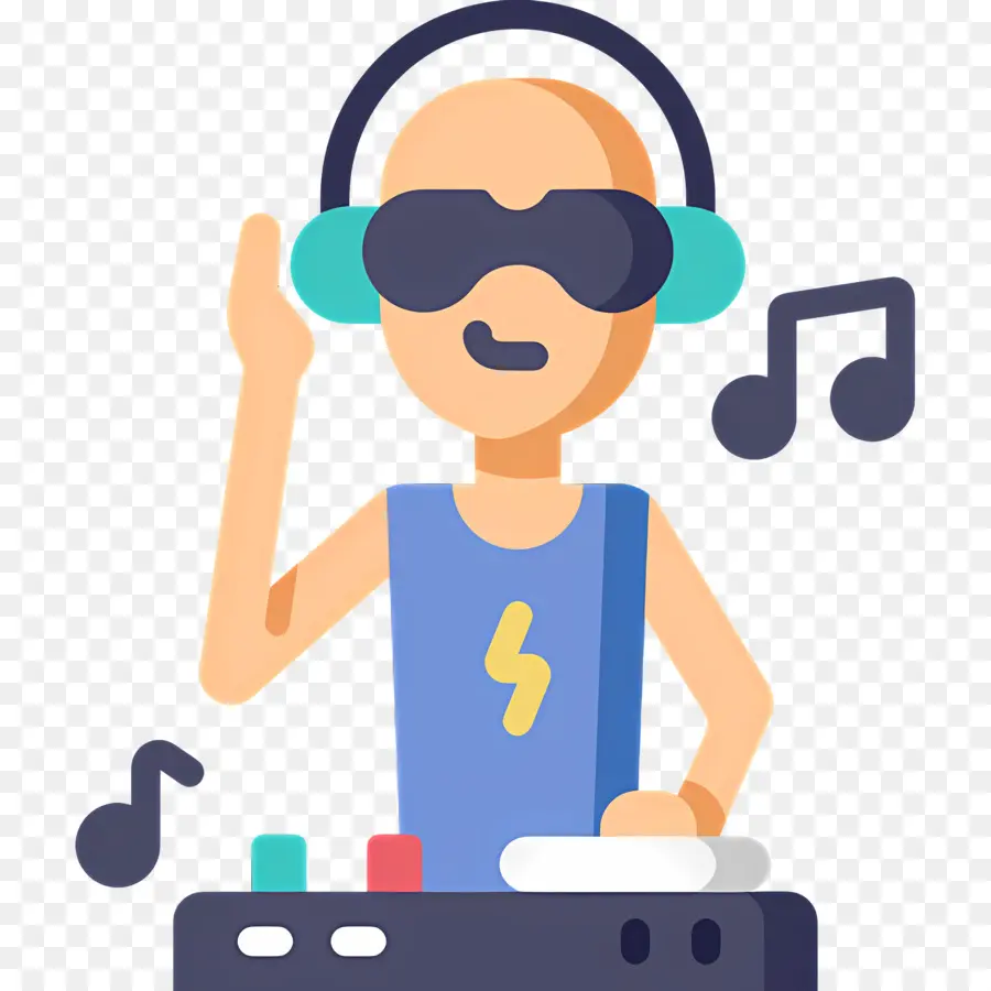 Musique Dj，Dj Avec Casque PNG