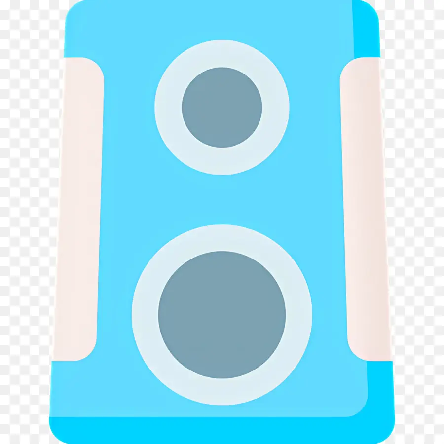 Haut Parleur De Musique，Haut Parleur Bleu PNG