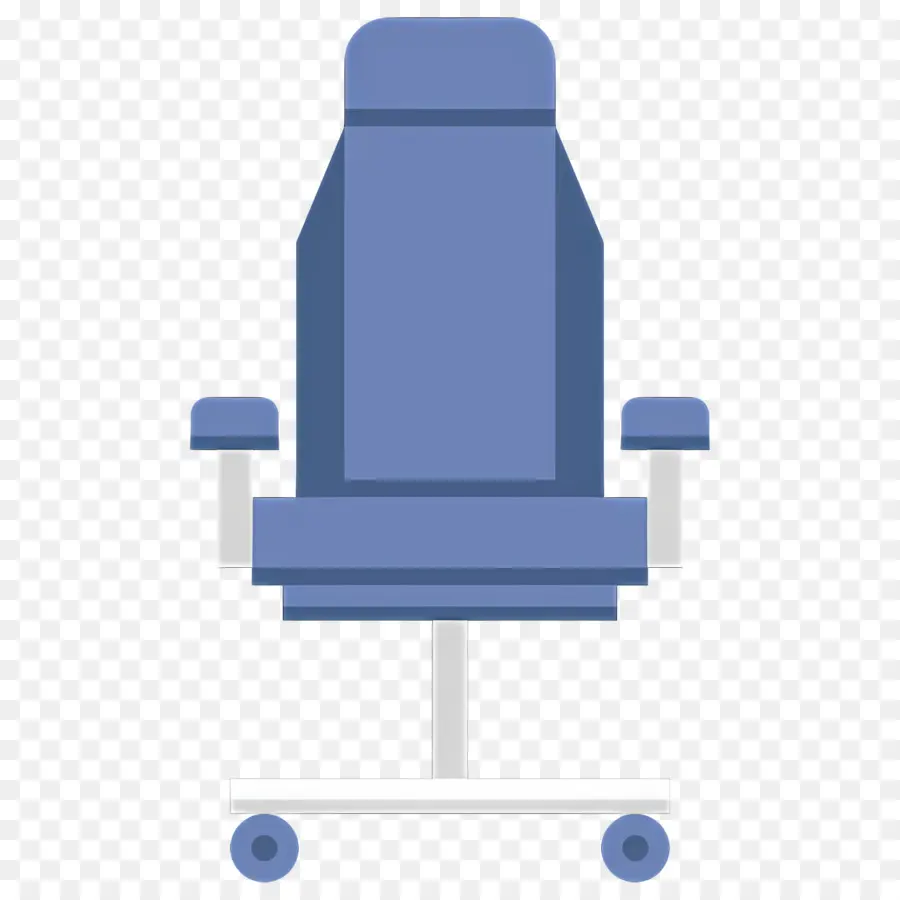 Chaise De Jeu，Chaise De Bureau Bleue PNG