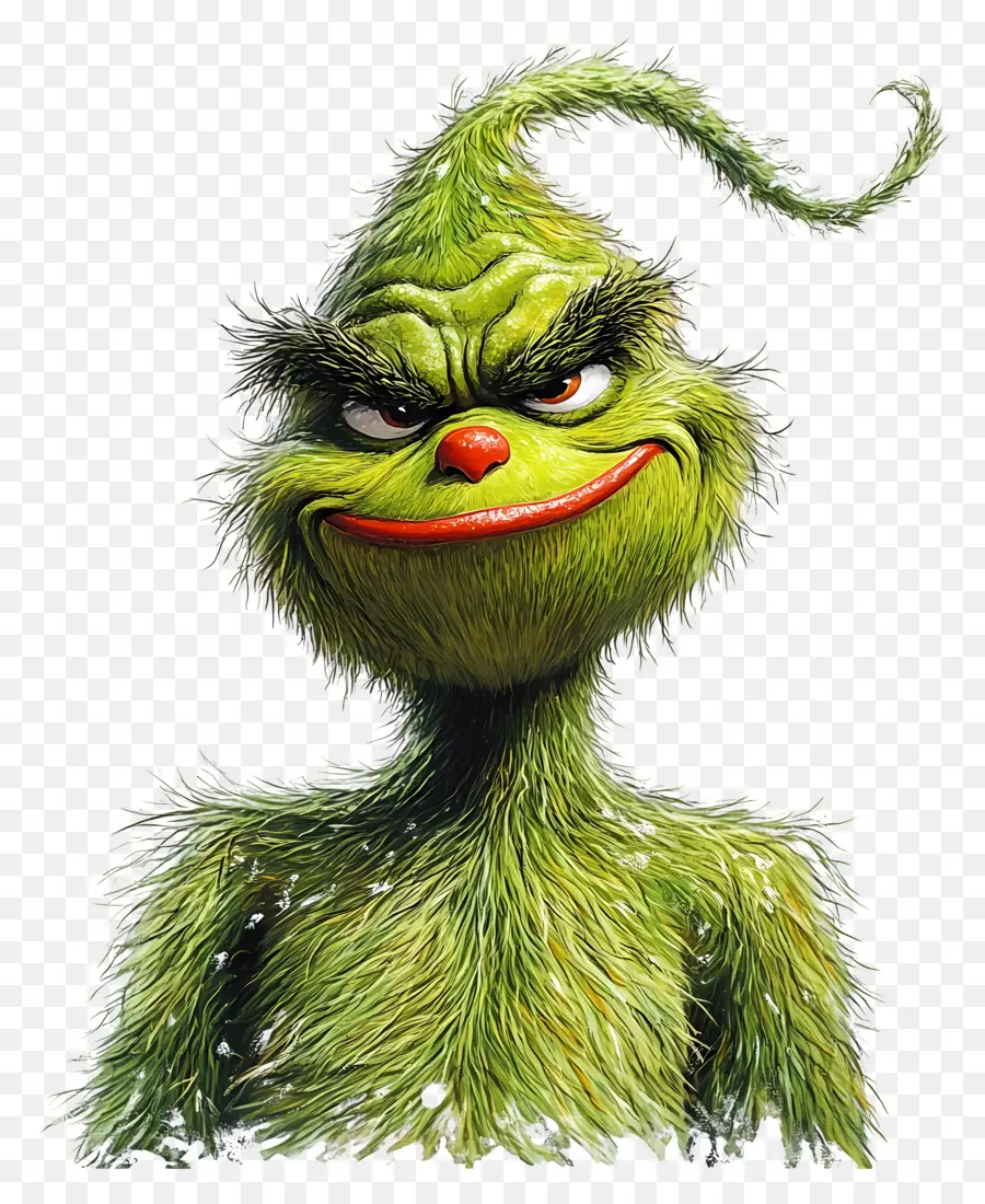 Grincheux，Personnage à Fourrure Verte PNG