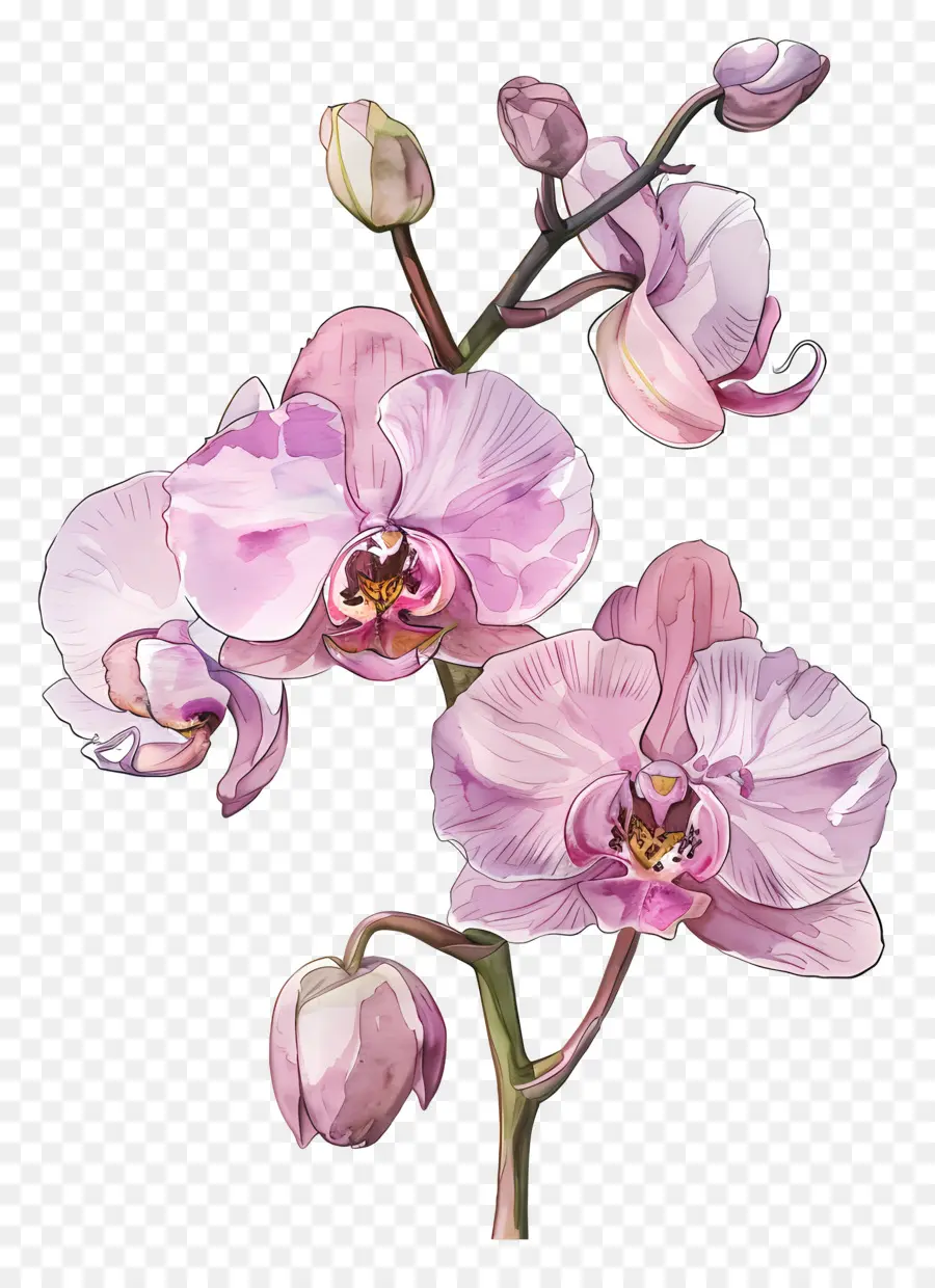 Fleur D'orchidée，Orchidée PNG