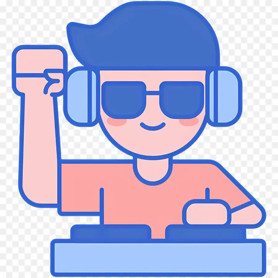 Musique Dj，Dj De Dessin Animé PNG