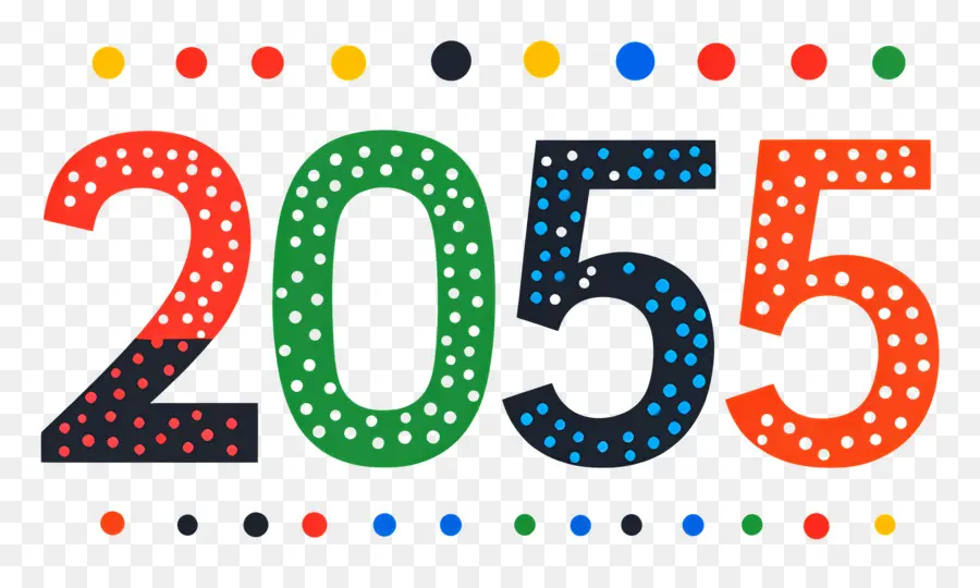 2055 Bonne Année，2055 PNG