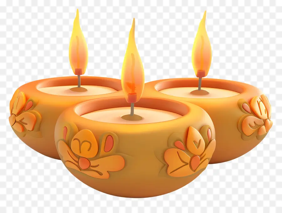 Bougie De Diwali，Bougies PNG