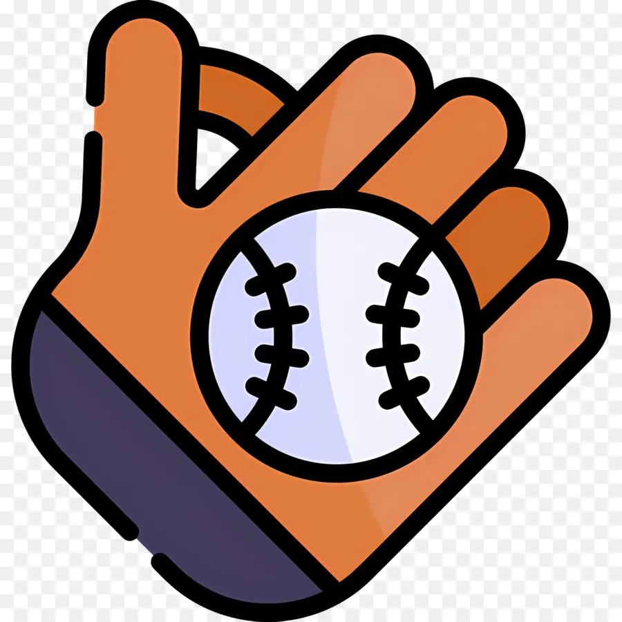 Gant De Baseball，Balle PNG