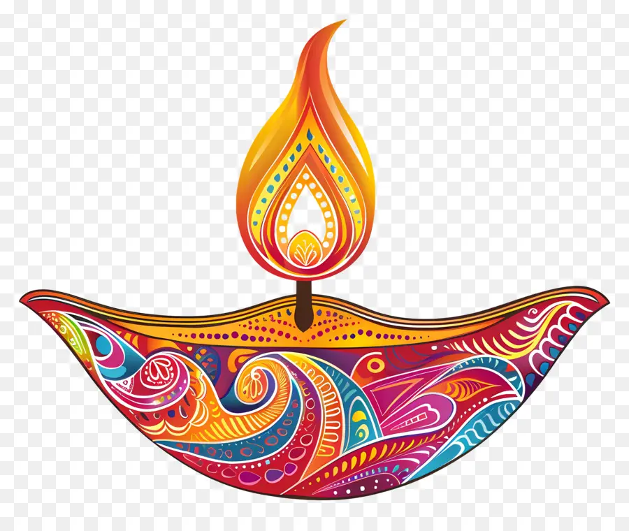 Fleur De Diwali，Diya PNG