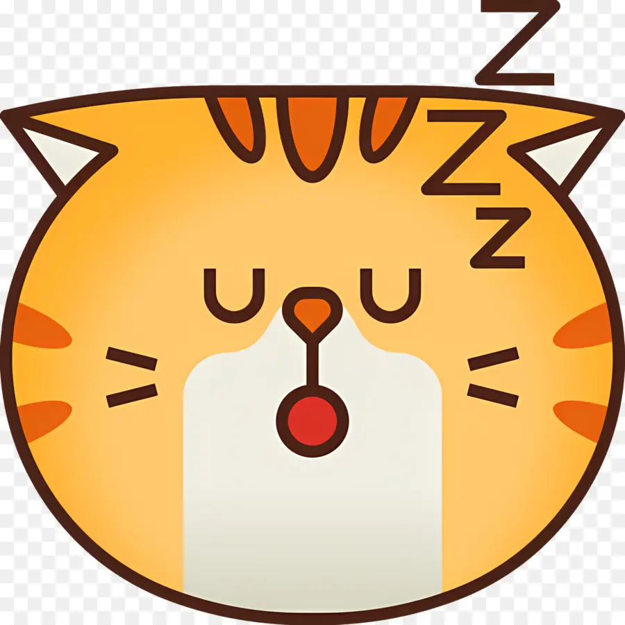 Chat Endormi，Zzz PNG