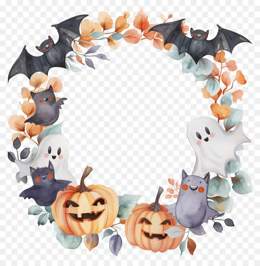 Couronne D'halloween，Halloween PNG