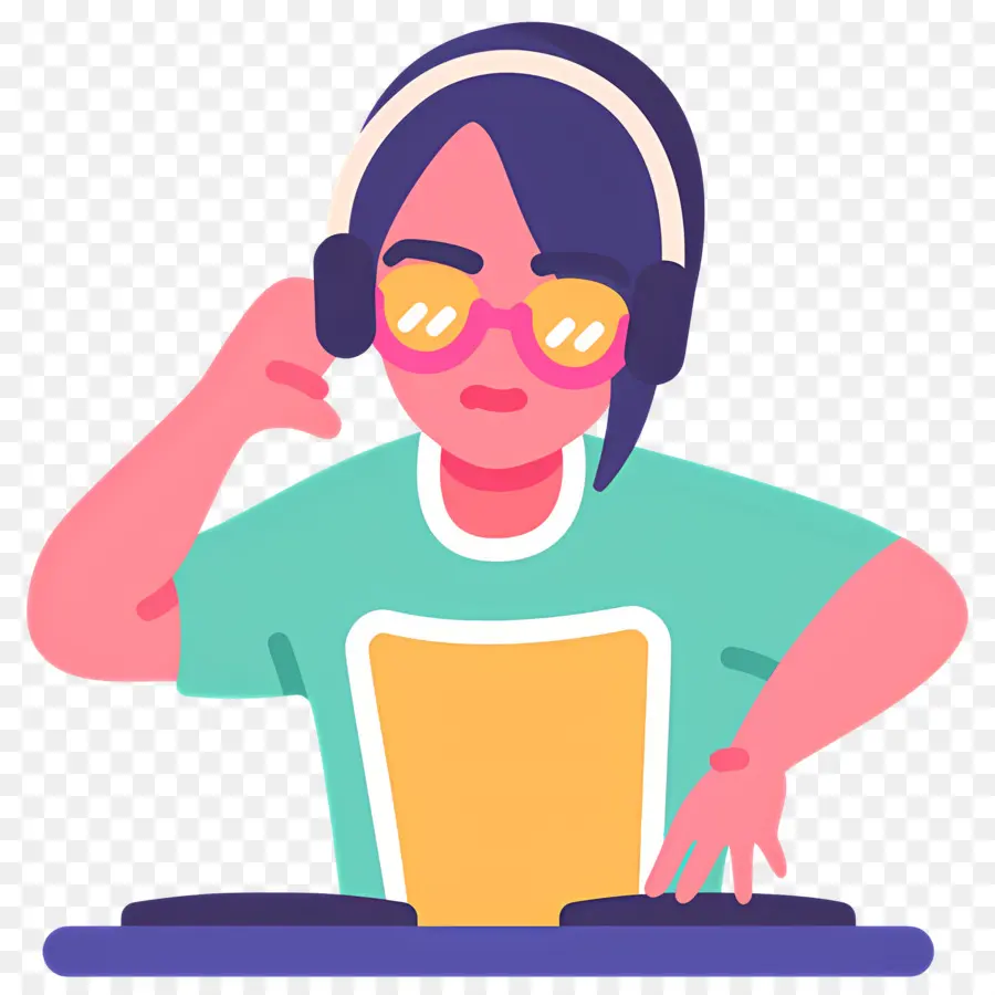 Musique Dj，Dj Avec Casque PNG