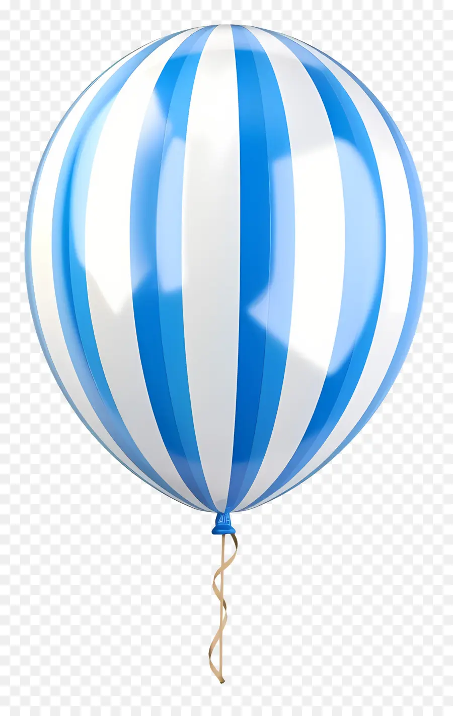 Ballon Unique，Ballon Bleu PNG