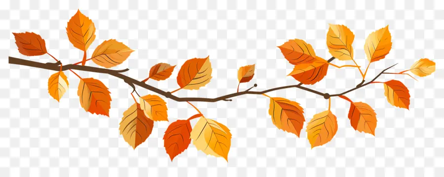 Branche D'automne，Glands Et Feuilles PNG