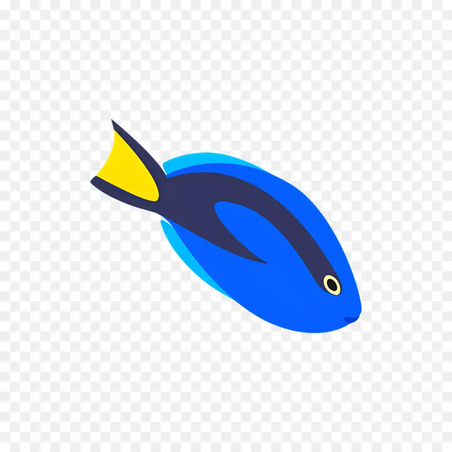 Poisson Tropical，Poisson Bleu PNG