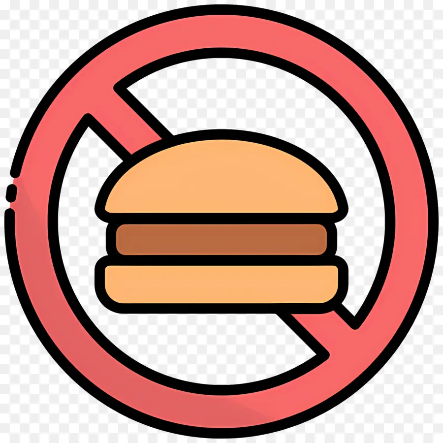 Pas De Nourriture，Pas De Hamburger PNG