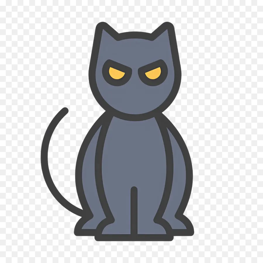 Chat D'halloween，Chat Noir PNG