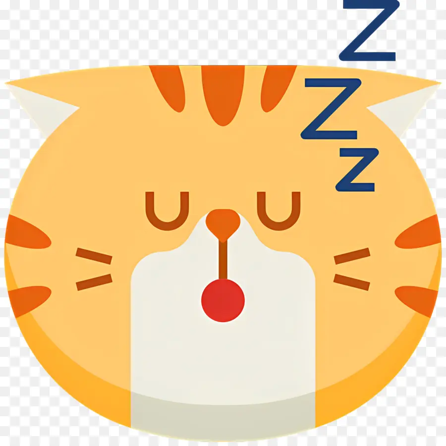 Chat Endormi，Zzz PNG