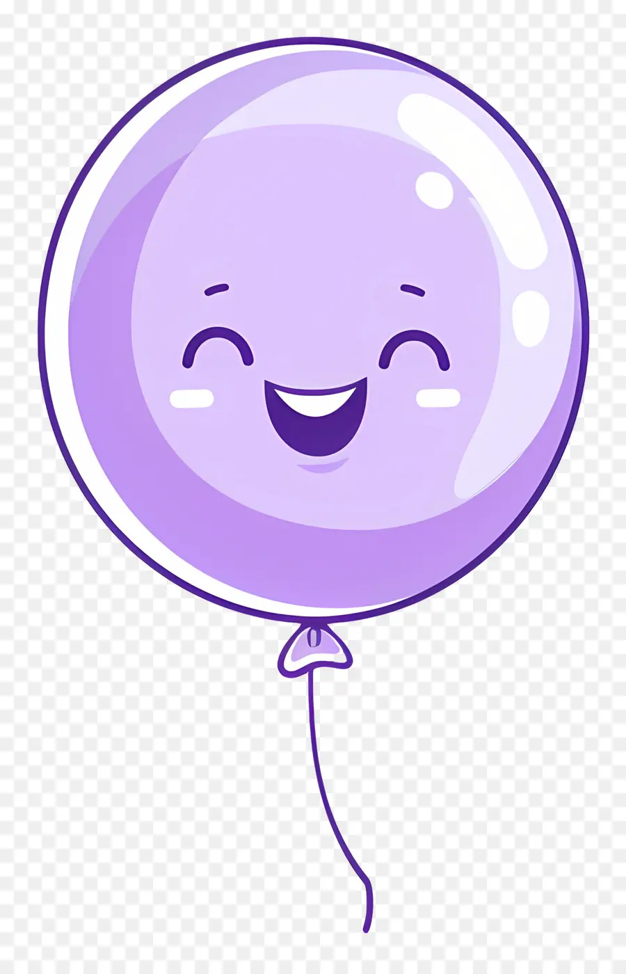 Ballon Unique，Ballon Violet PNG