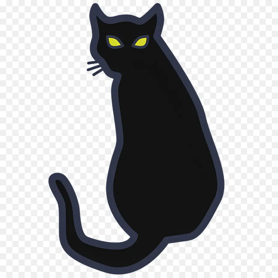 Chat D'halloween，Chat Noir PNG