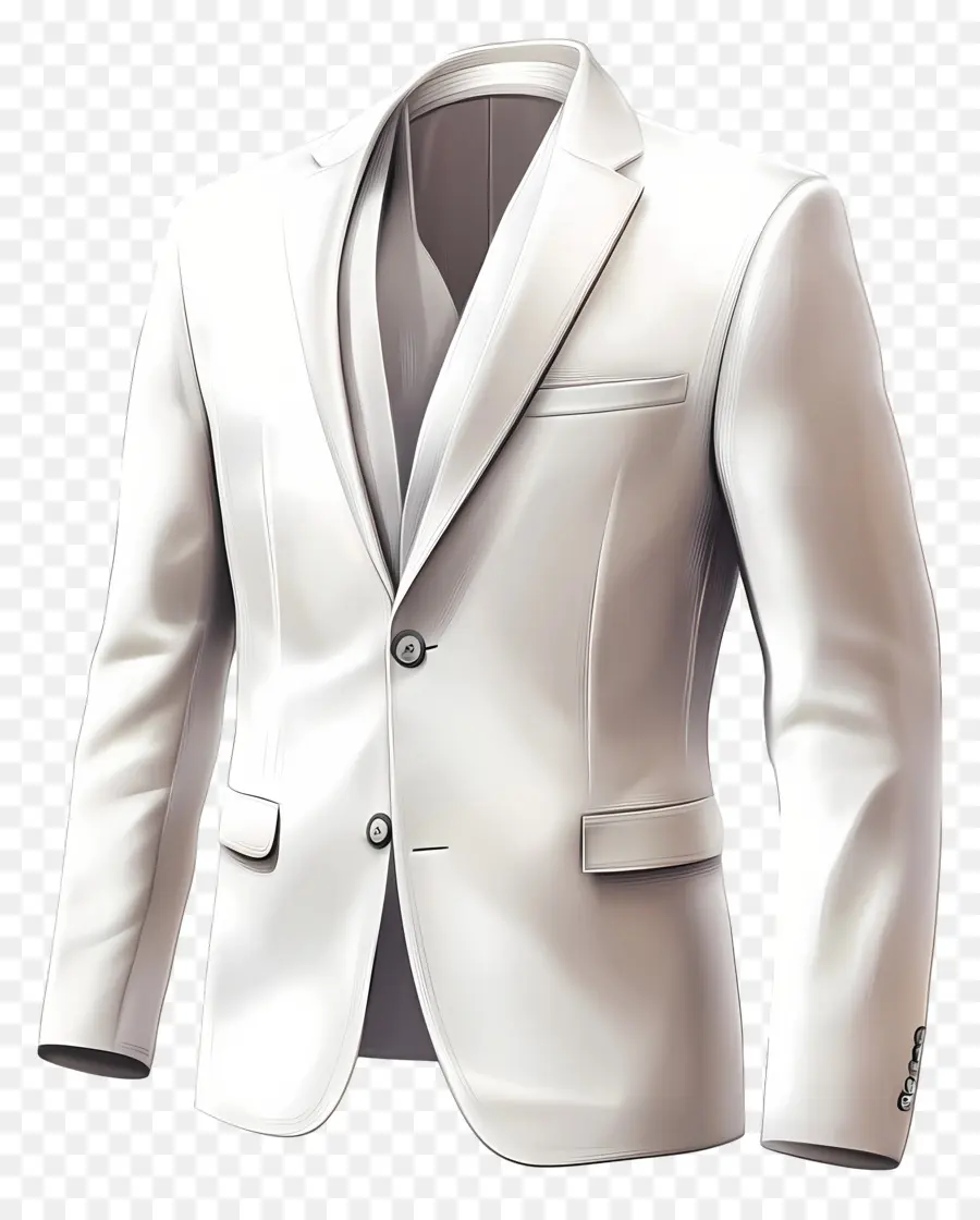 Blazer，Veste De Costume Blanche PNG