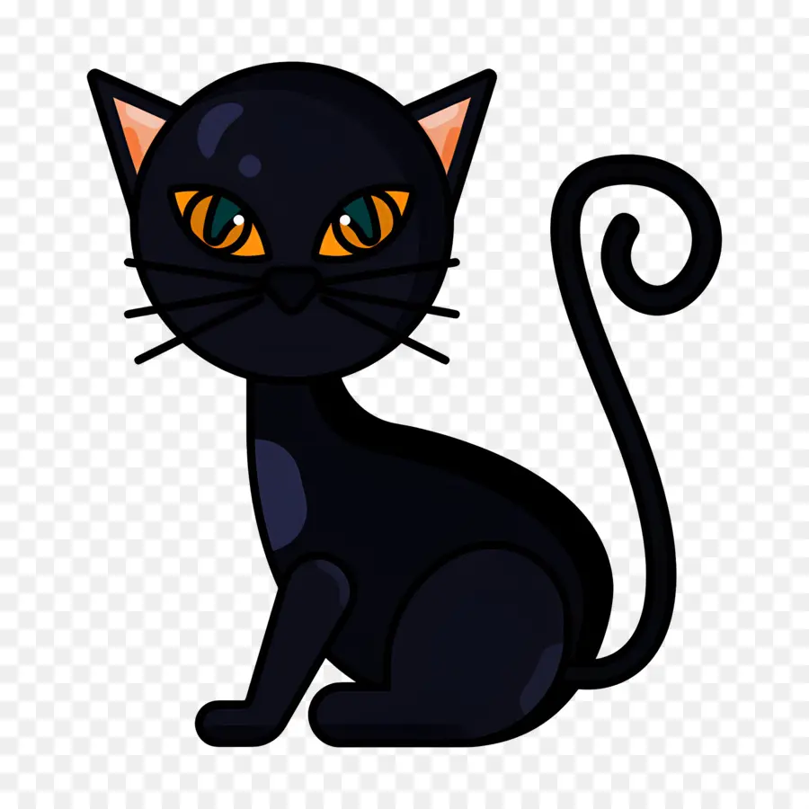 Chat D'halloween，Chat Noir PNG