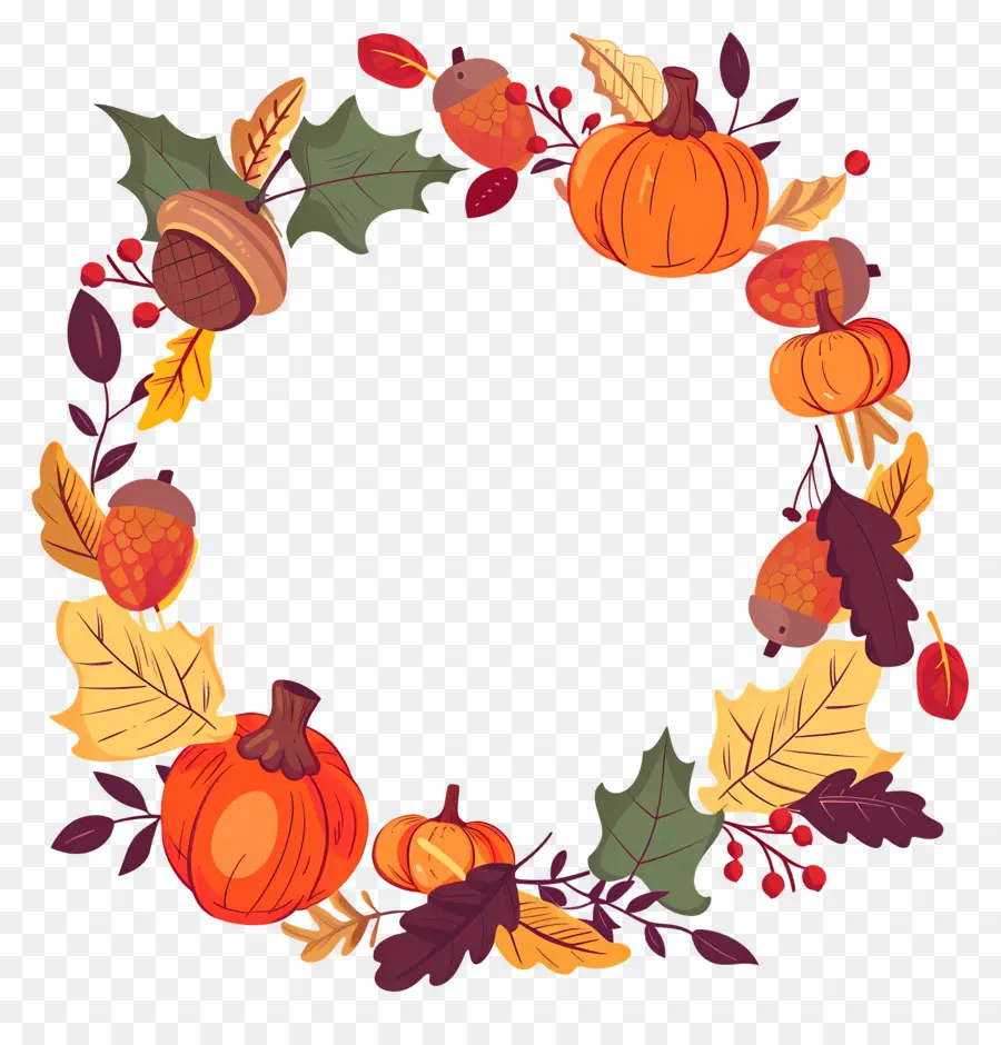 Couronne D'automne，Citrouilles PNG