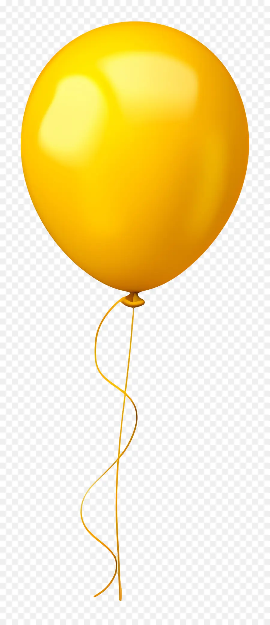 Ballon Unique，Ballon Jaune PNG