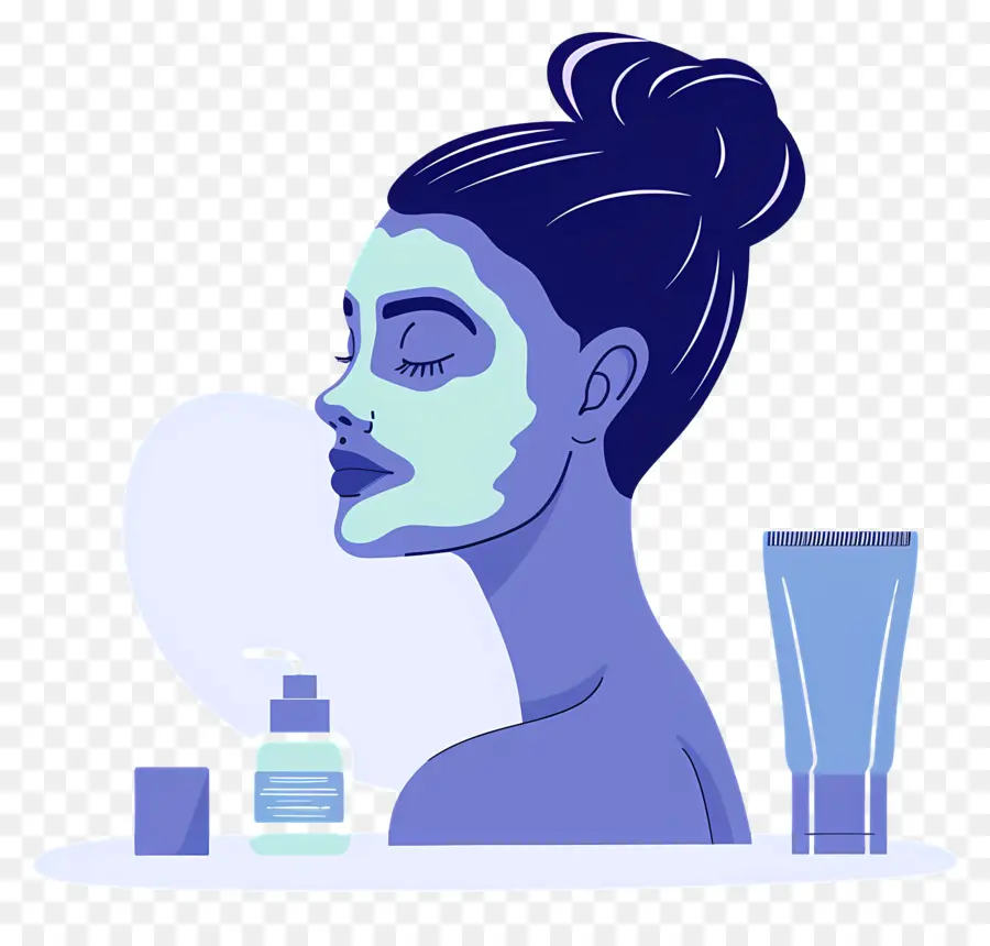 Masque Facial Spa，Masque Facial PNG