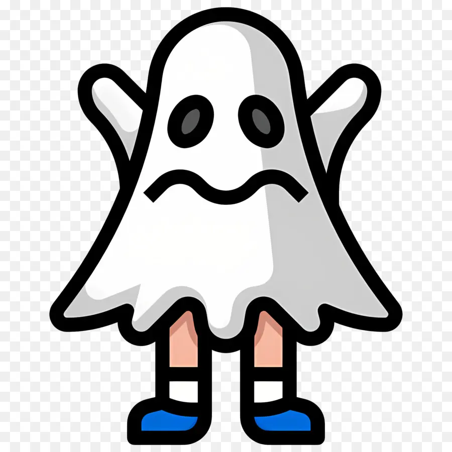 Fantôme D'halloween，Fantôme Avec Des Jambes PNG